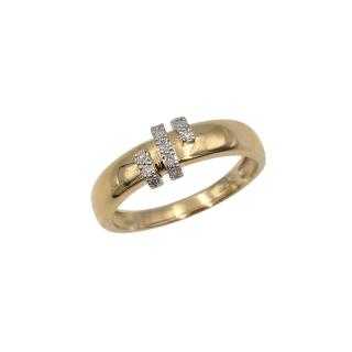 Bague Or Jaune 18 Ct