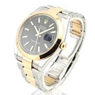 Rolex DateJust 41 Two Tone Black Dial