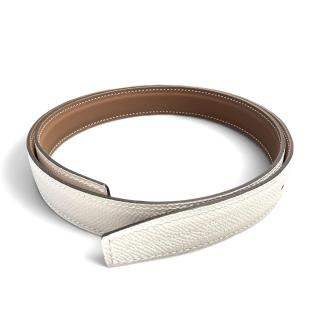 Hermès Cuir de ceinture réversible
