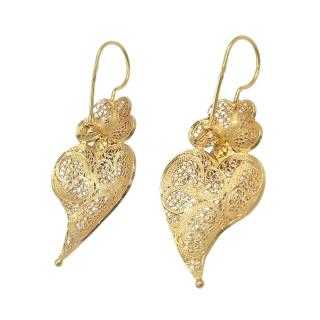 Boucles d'Oreilles Or Jaune 19 Ct