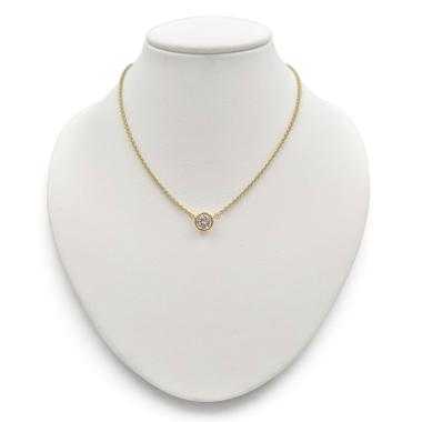 Collier Or Jaune 18 Ct Diamant 0,75 Ct