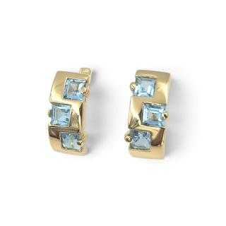 Boucles d'Oreilles Or Jaune 18 Ct