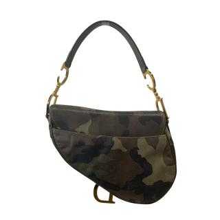 Sac Dior Saddle Camouflage John Galiano