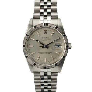 Rolex Oyster Perpetual Date 34 Silver Dial