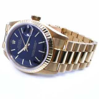 Rolex Datejust president 68278 31mm Gold