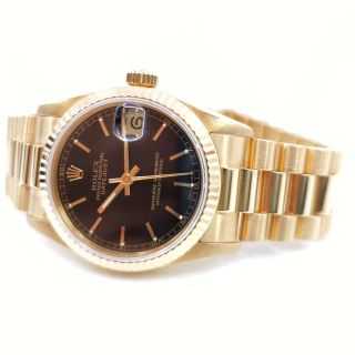 Rolex Datejust president 68278 31mm Gold