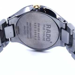 Rado True Thinline Grey Dial Ceramic Strap 30mm 01.420.0956.3.072